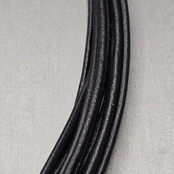 Sterling Silver Simon Sebbag SSD Pendant Choker Necklace 12" Black Leather Cord - Picture 4 of 9